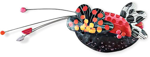 Bonnie Bishoff's multi-media bio bop in Boston on PolymerClayDaily.com