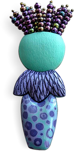 Anna Bragina combines shapes into solid beauty on PolymerClayDaily.com Bragina on PolymerClayDaily.com