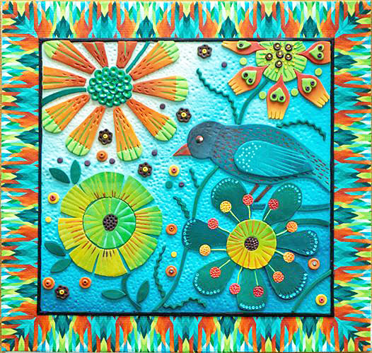 Bridget Derc puts her heart on the wall on PolymerClayDaily.com Bridget Derc puts her heart on the wall on PolymerClayDaily.com