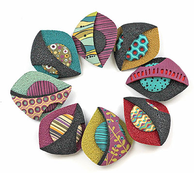 Fabi Ajates mixes a new palette and patterns for ACE on PolymerClayDaily.com Fabi Ajates mixes a new palette and patterns for ACE on PolymerClayDaily.com