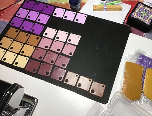 Lindly Haunani finds joy in color mixing as she recuperates on PolymerClayDaily