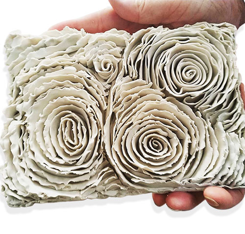 Allie Robinson stretches clay to the limits on PolymerClayDaily.com Allie Robinson stretches clay to the limits on PolymerClayDaily.com