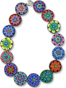 Kim Korringa's polymer fantasy flowers