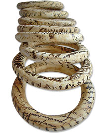 Elvira Lopez del Prado's polymer bangles
