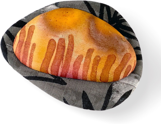 Melanie West joins fabric and polymer in new ways on PolymerClayDaily.com Melanie West joins fabric and polymer in new ways on PolymerClayDaily.com