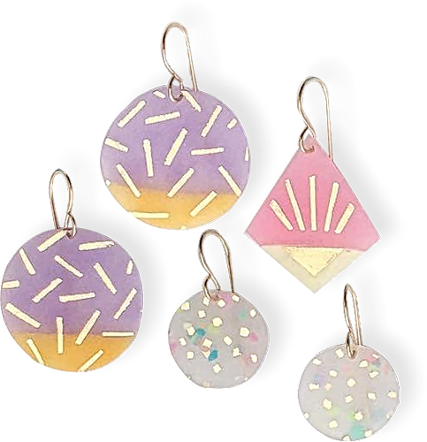 Peaches and Keen's bright, thin plastics on PolymerClayDaily.com Peaches and Keen on PCDaily