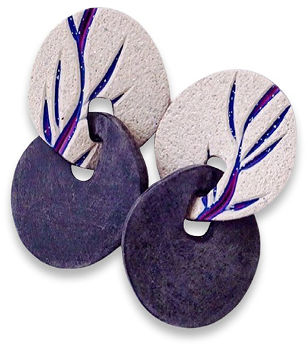 Myranda Escamilla adds flirty touches to her earrings on PolymerClayDaily.com Myranda Escamilla adds flirty touches to her earrings on PolymerClayDaily.com