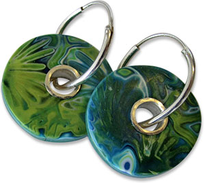 Riveted earrings